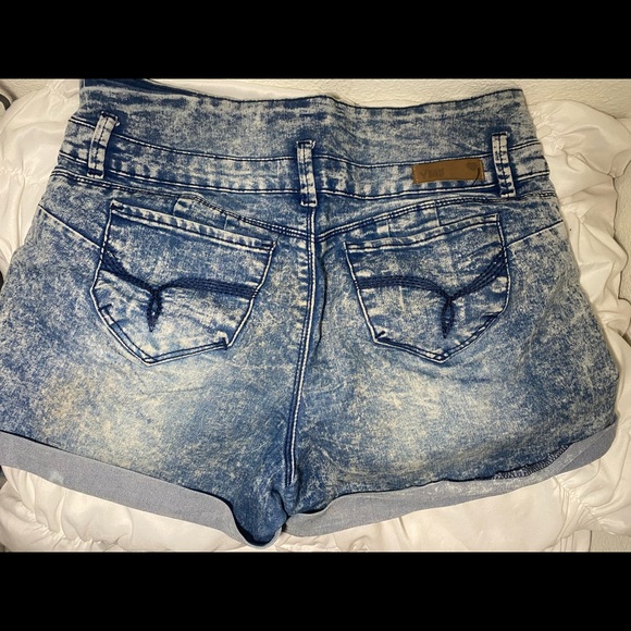 YMI Bleach washed shorts✨ - Picture 2 of 6